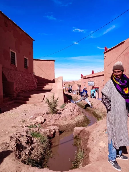 Ait Benhaddou Berber Múzeum Falu Marokkó Unesco Világörökség Része — Stock Fotó