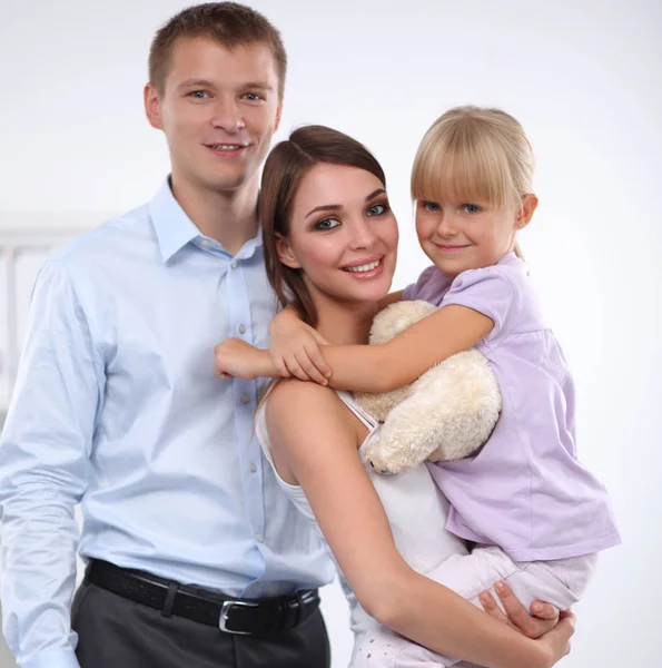 Happy family. Father, mother and child — Stock Photo, Image
