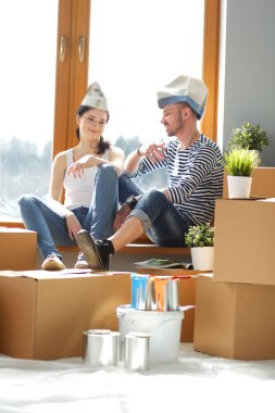 İki katta oturan ev taşıma. Çift