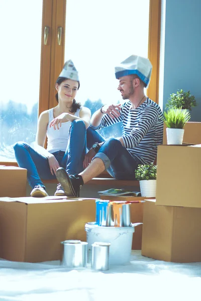 İki katta oturan ev taşıma. Çift