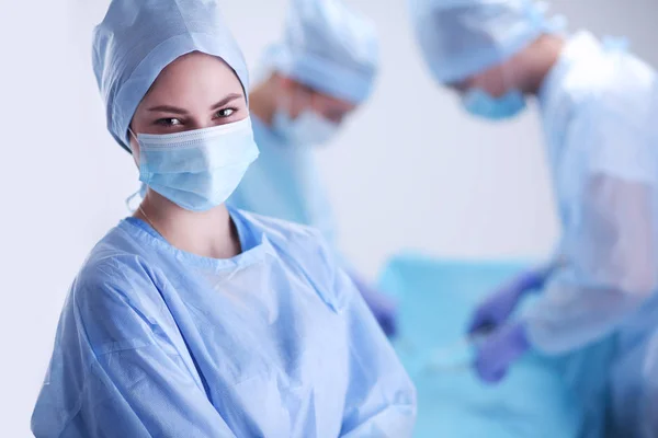Teamkirurg på jobbet i operationssalen — Stockfoto