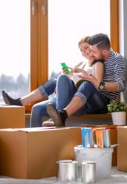 İki katta oturan ev taşıma. Çift