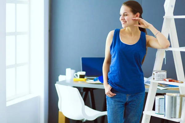 Diseño de interiores, renovación y concepto de tecnología — Foto de Stock