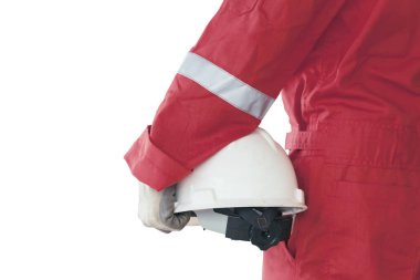 Safery hetmet tutan mühendisi