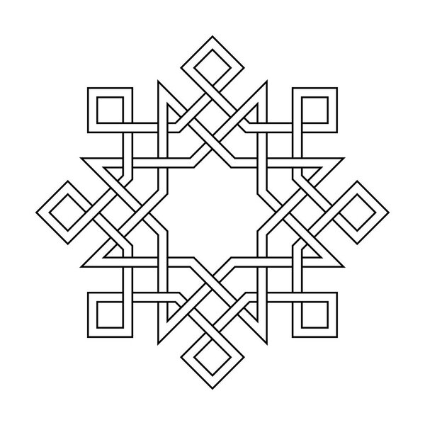 Исламский бесшовный вектор
