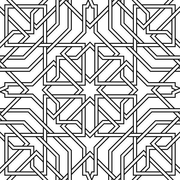 Исламский бесшовный вектор
