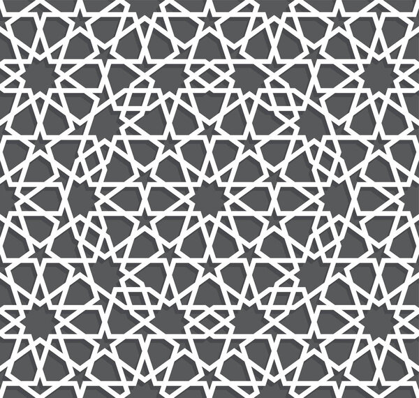 Исламский бесшовный вектор
