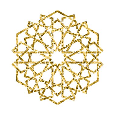 Vektör İslam altın desen