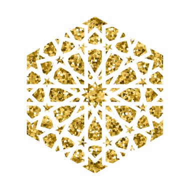 Vektör İslam altın desen