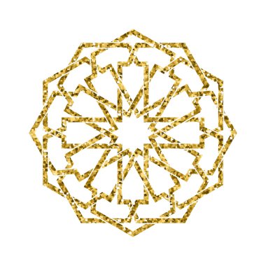 Vektör İslam altın desen