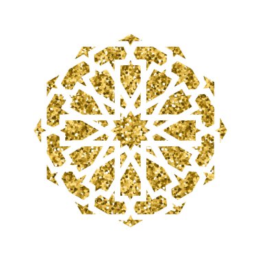 Vektör İslam altın desen