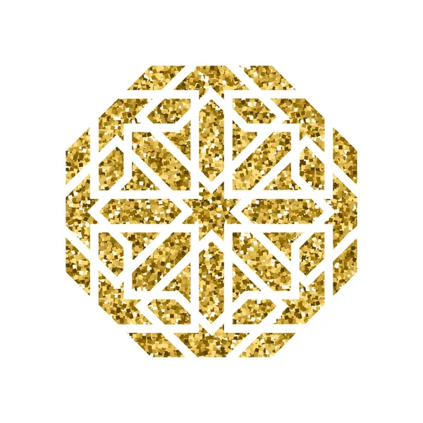 Векторно-исламический золотой узор — стоковый вектор