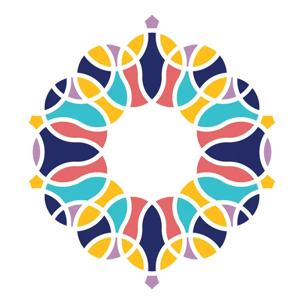 Mandala vector árabe islámico — Archivo Imágenes Vectoriales