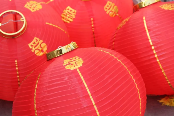 L'atmosphère de préparation pour les célébrations du Nouvel An chinois — Photo