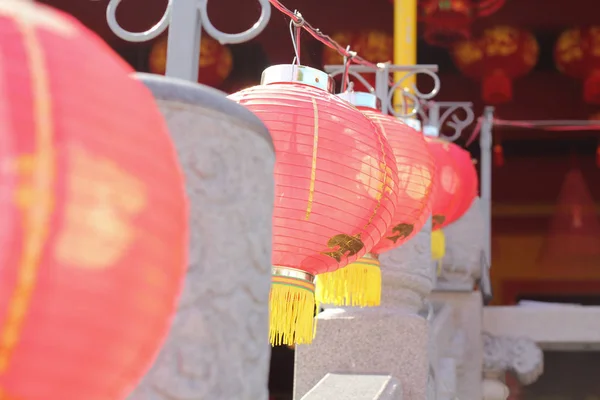 L'atmosphère de préparation pour les célébrations du Nouvel An chinois — Photo