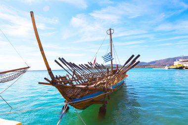 Argo gemisi kopya-in tarih öncesi gemi bağlantı noktası Volos, Yunanistan