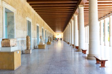 Attalos Atina Yunanistan eski Stoa