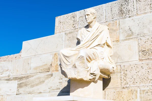 Estátua de Menander, Acrópole, Atenas, Grécia — Fotografia de Stock