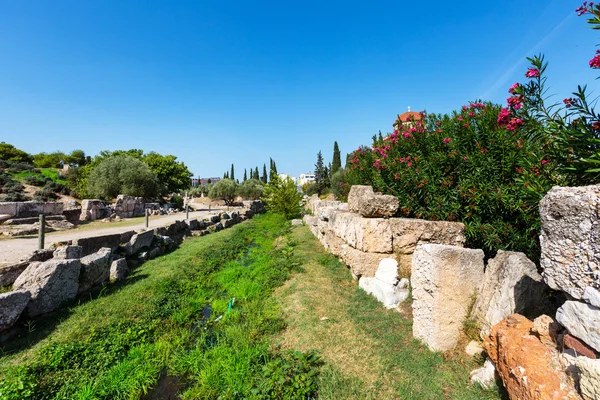 Ruinas de los antiguos Kerameikos en Atenas, Grecia — Foto de Stock