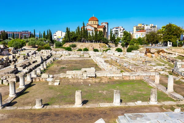 Ruinas de los antiguos Kerameikos en Atenas, Grecia — Foto de Stock