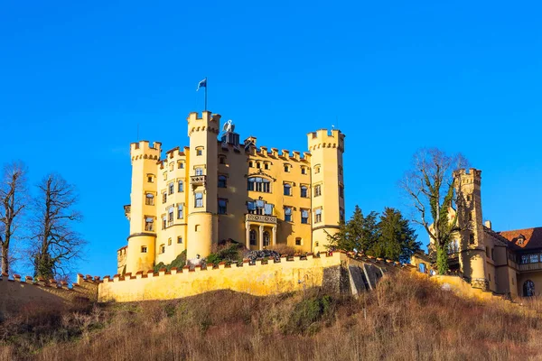 Hohenschwangau Castle Schloss in bavarian alps — Zdjęcie stockowe