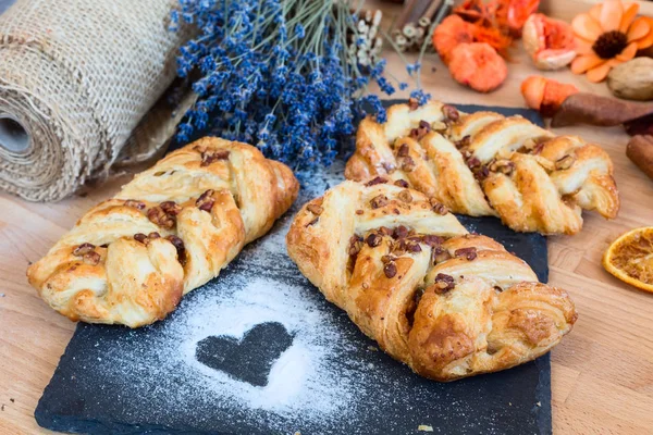 Marple i pecan plait ciasta — Zdjęcie stockowe