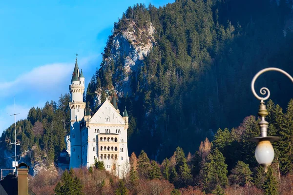 Famoso punto di riferimento della Baviera Castello di Neuschwanstein in Germania — Foto Stock