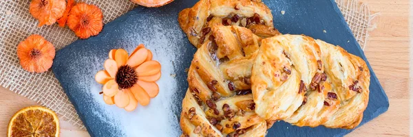 Marple i pecan plait ciasta — Zdjęcie stockowe