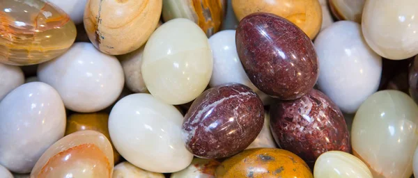 Fundo com ovos de mármore — Fotografia de Stock