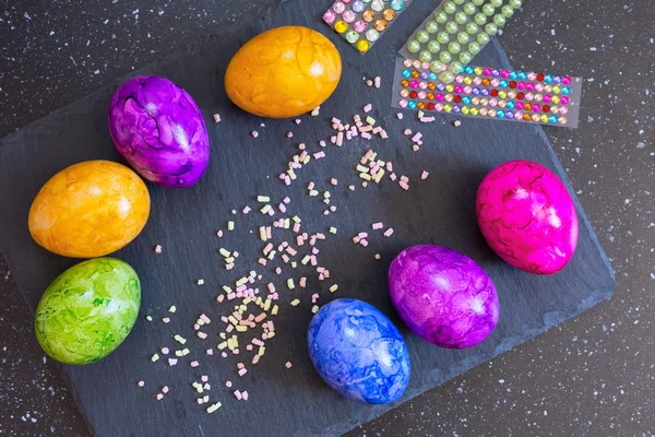 Påsk ägg holiday bakgrund — Stockfoto