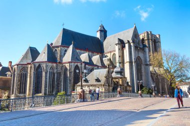 Ortaçağ St. Michael Kilisesi Ghent, Belçika