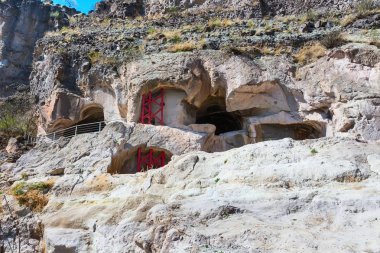 Vardzia mağara Manastırı ve şehir kaya, Georgia