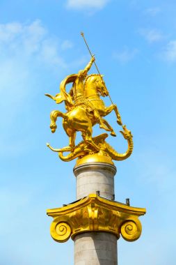 St george anıt Özgürlük Meydanı Tiflis, Gürcistan