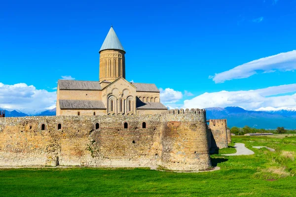 ジョージア東部の Kakhetia 地区 Alaverdi 正教会修道院 — ストック写真
