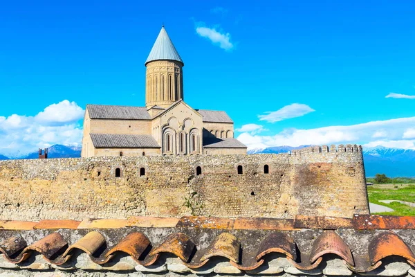 ジョージア東部の Kakhetia 地区 Alaverdi 正教会修道院 — ストック写真
