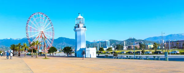 Pariserhjul Batumi, stad i Georgien — Stockfoto