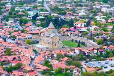 Mtsheta, Gürcistan ve nehirler Mtkvari ve Aragvi