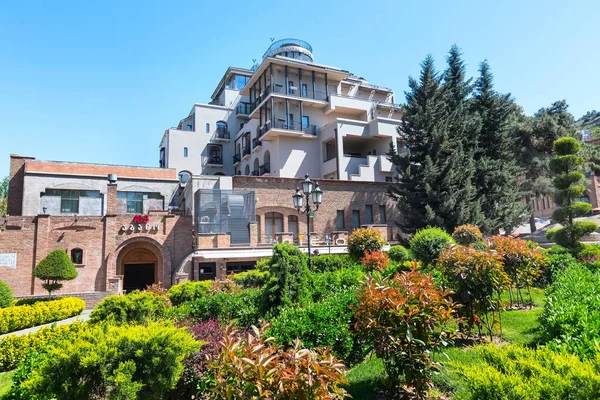 Abanotubani distrito de baños de azufre en Tiflis, Georgia — Foto de Stock