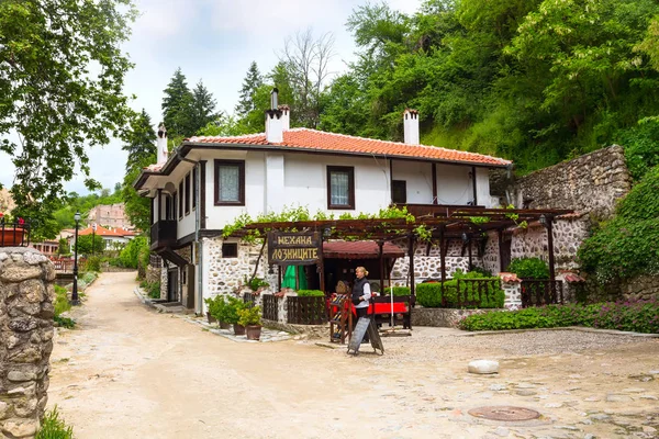 Традиційний будинок у місті Мельник, Болгарія — стокове фото