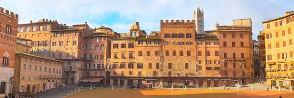 Piazza del Combo Siena, Toskana, İtalya — Stok fotoğraf