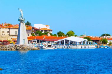 Eski kasaba Nesebar Bulgaristan Karadeniz tarafından