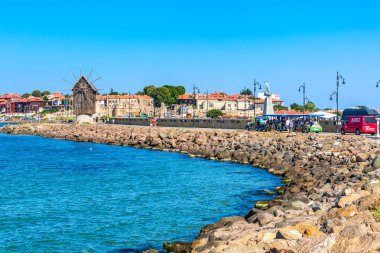 Eski kasaba Nesebar Bulgaristan Karadeniz tarafından
