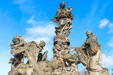 heykel charles Bridge, prague, Çek Cumhuriyeti