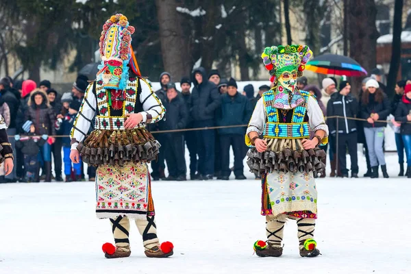geleneksel Kukeri kostüm festival Bulgaristan