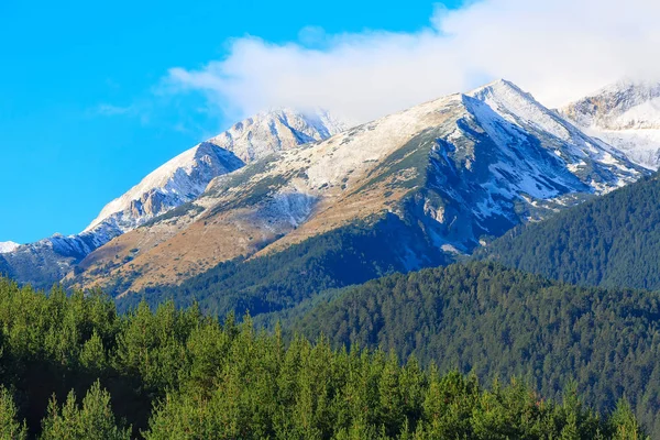 Pirin Dağları doruklarına, Bulgaristan kar