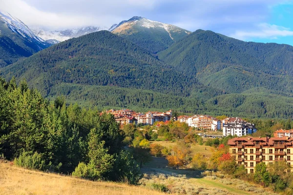 Bansko Herbstpanorama, Bulgarien — Stockfoto