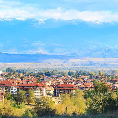 Bansko şehir panoraması, Bulgaristan