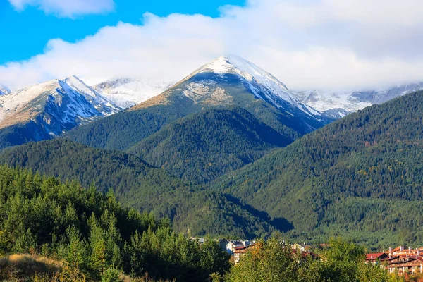 Pirin Dağları doruklarına, Bulgaristan kar