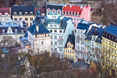 Karlovy Vary hava panorama, Çek Cumhuriyeti