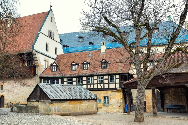 Vista de la calle Bamberg de la ciudad histórica en Alemania —  Fotos de Stock